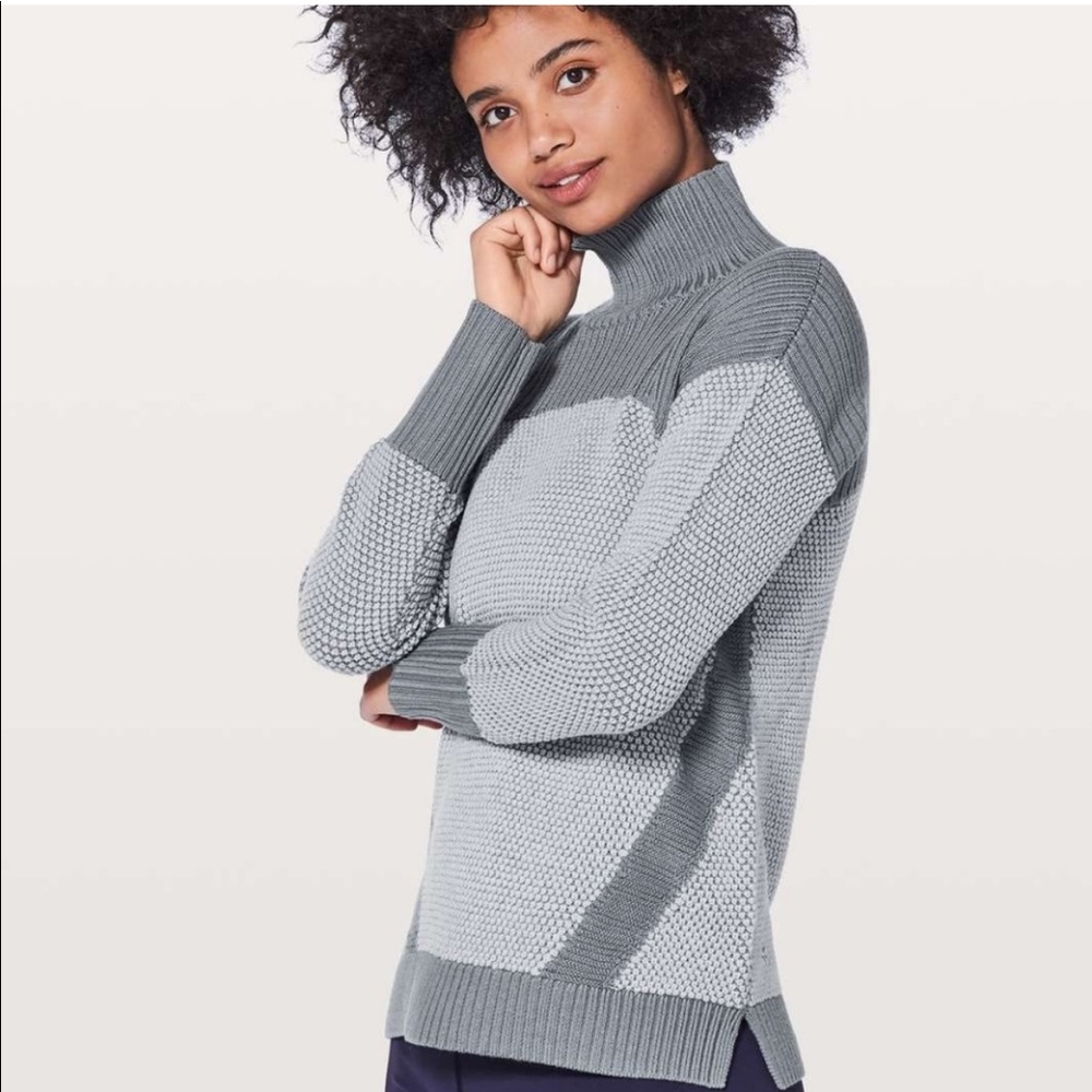 $148 Lululemon Warm and Restore Merino Wool Sweater size 2 could fit 4, sold out